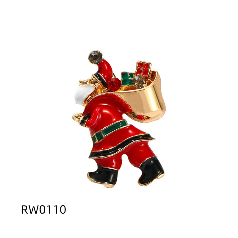 2025. Serija božićnih broševa Slatki snjegovićevi zvončići Modni elegantni odjevni ukrasi Broš za božićno drvce za žene