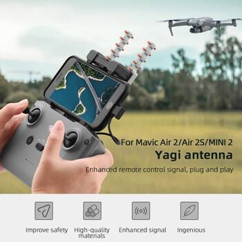 Ενισχυτής σήματος κεραίας Yagi 5,8 GHz για DJI NEO/Mavic 3/Air 3/2S/Mini 2 Drone Remote Controller Signal Extender RC-N3