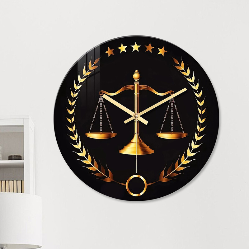 [12 inča 30 cm] Prekogranični kreativni zidni sat od kaljenog stakla s prigušenim zvukom visi u zidnoj dekoraciji dnevne sobe