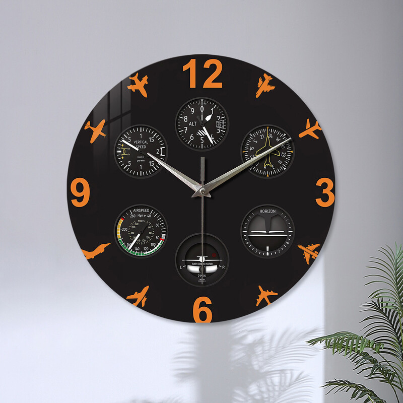 [12 inča 30 cm] Prekogranični kreativni zidni sat od kaljenog stakla s prigušenim zvukom visi u zidnoj dekoraciji dnevne sobe