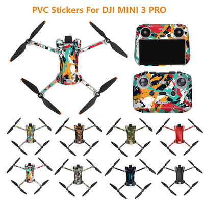 Για DJI Mini 3 Pro Stickers Drone Προστατευτική μεμβράνη Αδιάβροχο τηλεχειριστήριο Αυτοκόλλητα με πλήρες κάλυμμα για αξεσουάρ DJI Mini 3 Pro Drone