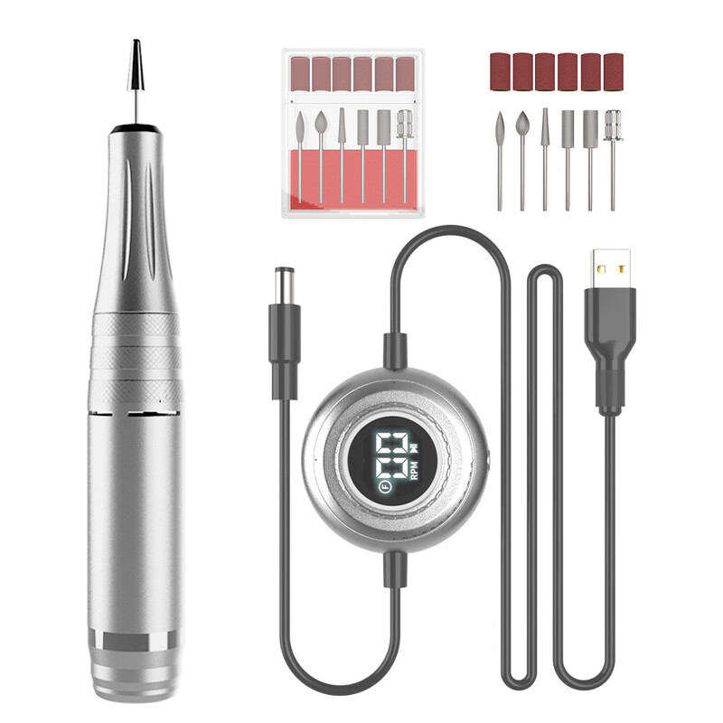 Nauja manikiūro poliravimo mašina 101p nešiojamas bepakopis greičio reguliavimas 35000 aps./min.