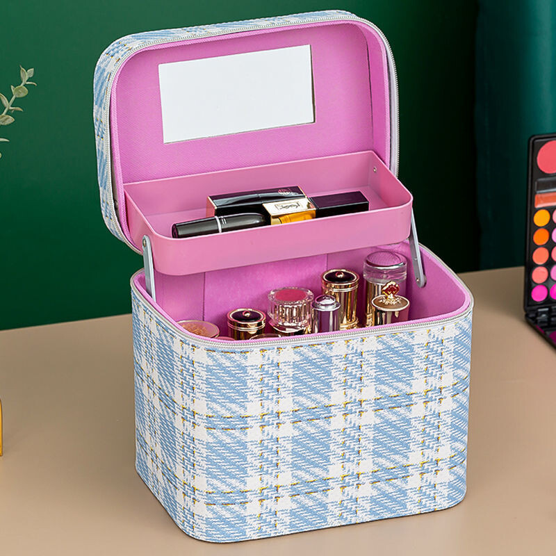Naujas 2022 m. makiažo krepšys Aukštos klasės didelės talpos nešiojamas makiažo krepšys, aukščiausios klasės nešiojamas makiažo laikymo krepšys