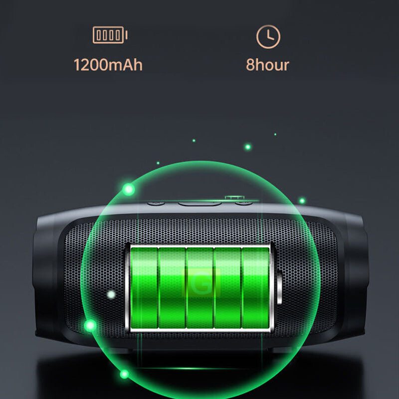 Prijenosni subwoofer Bluetooth zvučnici Vanjski stereo surround vodootporni zvučnik Bežična zvučna kutija Podrška FM radio TF kartica