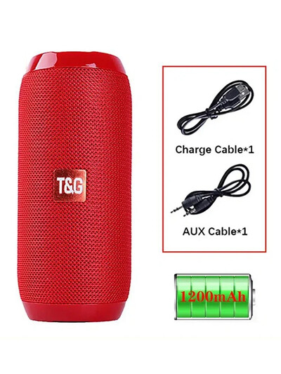 T&G TG117 nešiojamasis „Bluetooth“ garsiakalbis, lauko belaidis garsiakalbis Nemokamas skambutis / FM / TF kortelė / USB atmintinė Prijunkite mobilųjį telefoną / planšetinį kompiuterį