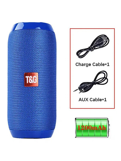 T&G TG117 nešiojamasis „Bluetooth“ garsiakalbis, lauko belaidis garsiakalbis Nemokamas skambutis / FM / TF kortelė / USB atmintinė Prijunkite mobilųjį telefoną / planšetinį kompiuterį