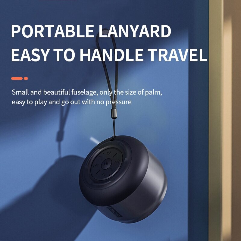 Belaidis garsiakalbis „Bluetooth“ nešiojamas lauko sportinis garso stereofoninis palaikymas Mobiliojo telefono žemųjų dažnių garsiakalbis MINI nešiojamasis garsiakalbis