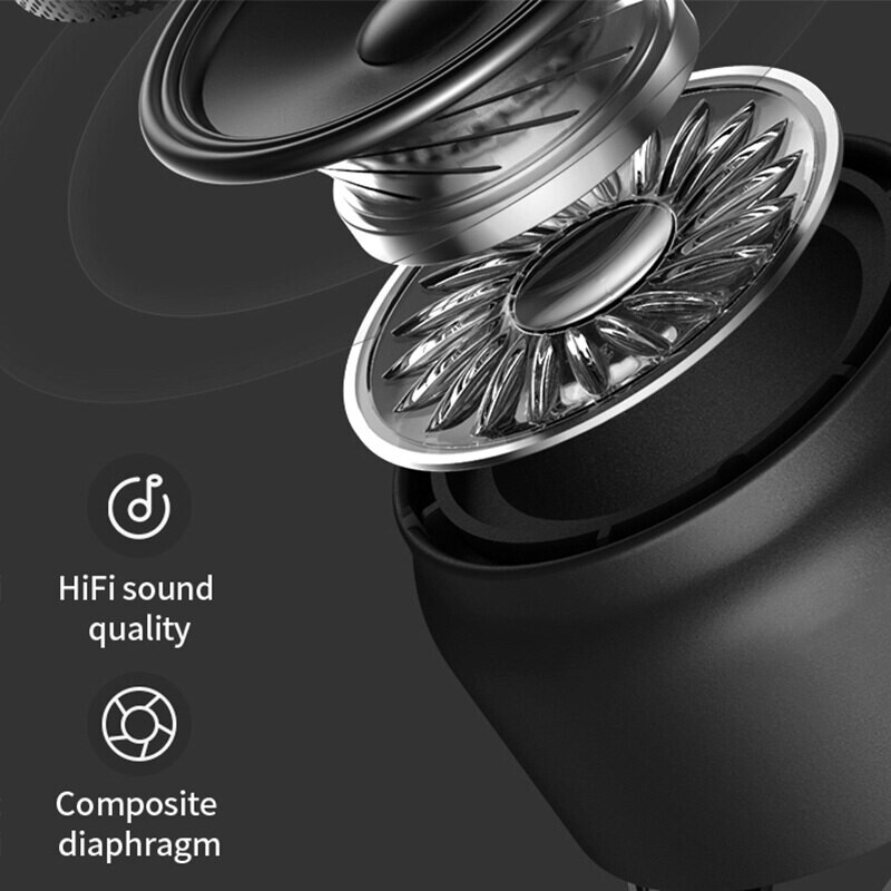 Belaidis garsiakalbis „Bluetooth“ nešiojamas lauko sportinis garso stereofoninis palaikymas Mobiliojo telefono žemųjų dažnių garsiakalbis MINI nešiojamasis garsiakalbis