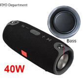 3600mAh 40W TWS Bluetooth zvučnik vodootporan prijenosni PC kolona bas glazbeni player subwoofer boombox s BT AUX TF usb