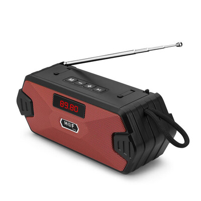 Nešiojamas belaidis garsiakalbis su Bluetooth suderinamas lauko USB garsiakalbis su FM radijo imtuvu AUX TF MP3 garsiakalbis, skirtas telefono kompiuteriui