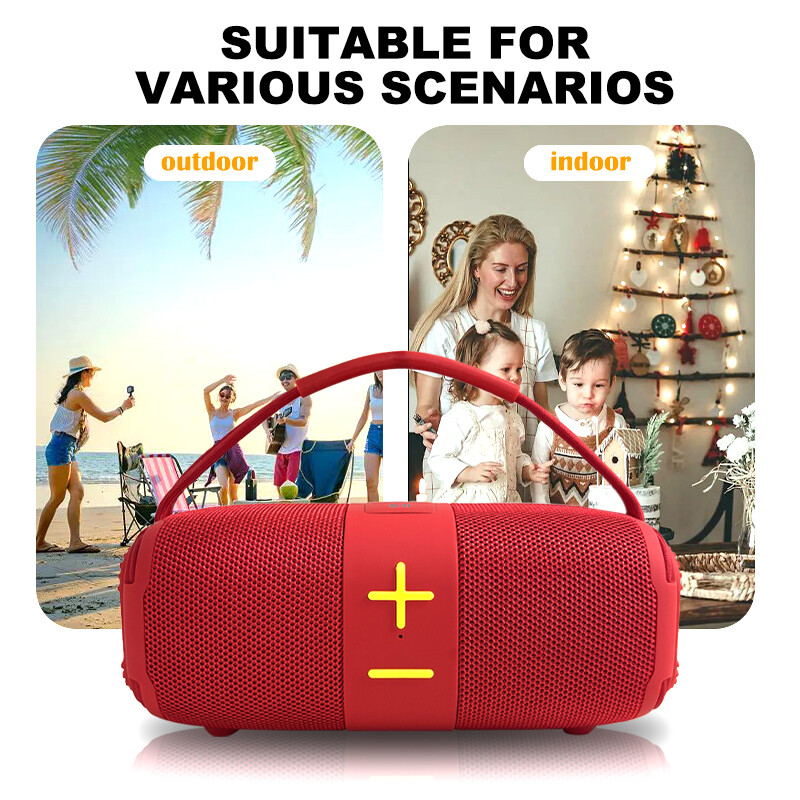 Prijenosni Bluetooth zvučnik TG668, velika snaga/vani/dobrog izgleda/zabava, kompatibilan s USB/AUX/TF/FM