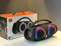 Didelio galingumo „Bluetooth“ garsiakalbis, nešiojamas RGB spalvingas šviesai atsparus belaidis žemųjų dažnių garsiakalbis 360 stereo erdvinio garso TWS FM boombox