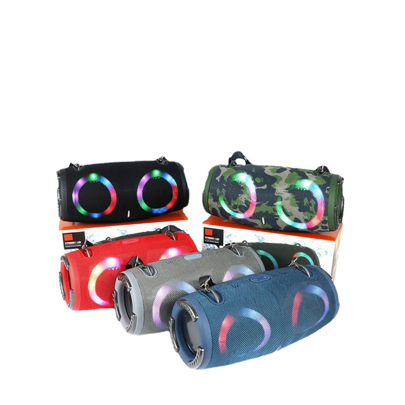 Suure võimsusega Bluetooth-kõlar kaasaskantav RGB värviline valgus veekindel juhtmevaba bassikõlar 360 stereo surround TWS FM boombox