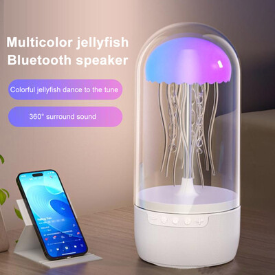 Lampa za Bluetooth zvučnik u obliku meduze HiFi Stereo 3D surround subwoofer Zvučnik u obliku meduze koji mijenja boju Uređenje doma