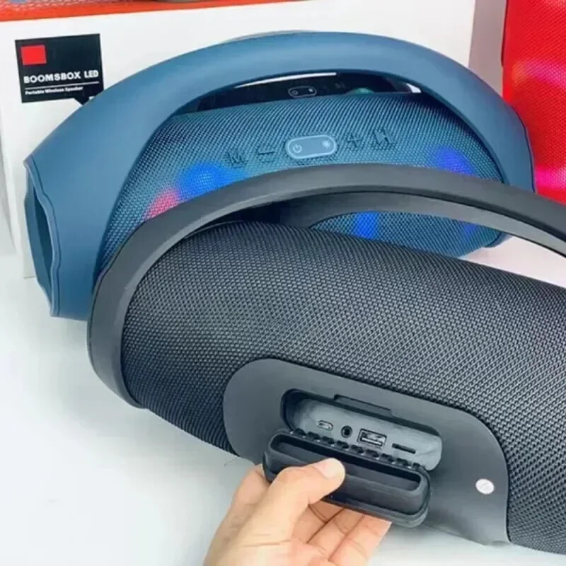 Prijenosni vodootporni 100 W Bluetooth zvučnik velike snage RGB šareno svjetlo bežični subwoofer stereo surround subwoofer boombox