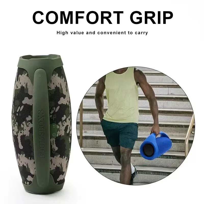 Prijenosni vodootporni 100 W Bluetooth zvučnik velike snage RGB šareno svjetlo bežični subwoofer stereo surround subwoofer boombox