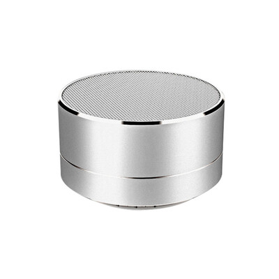 # A10 bežični Bluetooth zvučnik Mali čelični top subwoofer prijenosna mini poklon kartica Bluetooth zvučnik u boji
