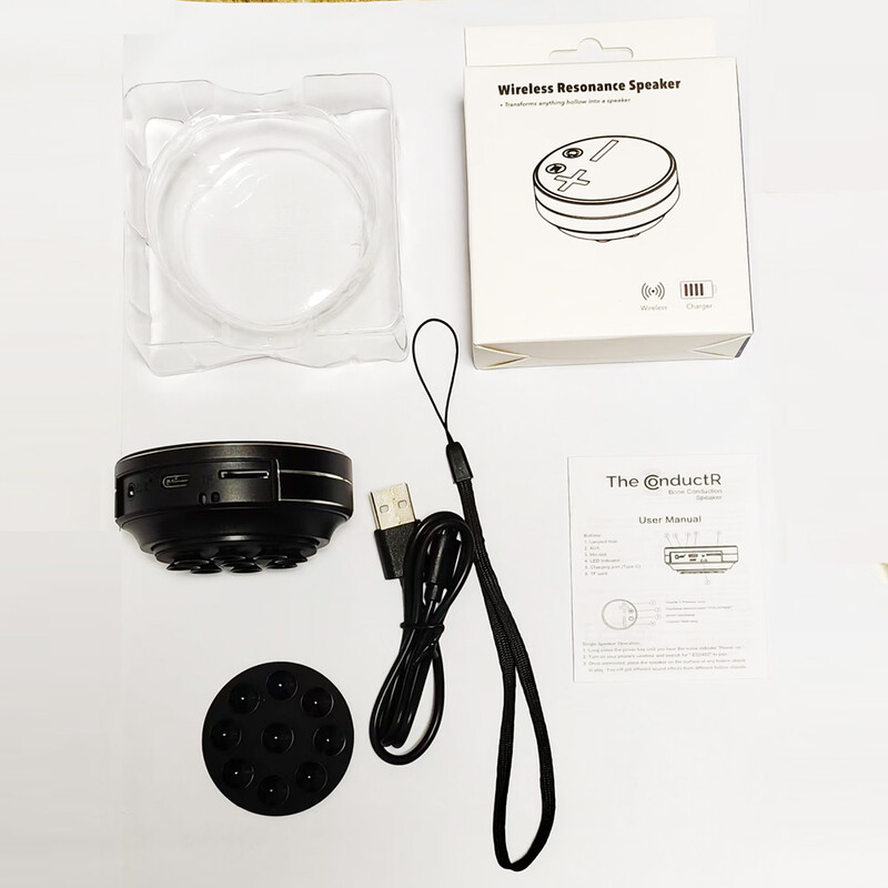 Изключително голям TWS костна проводимост Bluetooth високоговорител TWS безжична поддръжка TF карта Възпроизвеждане на музика Субуфер Вибрация Стерео аудио