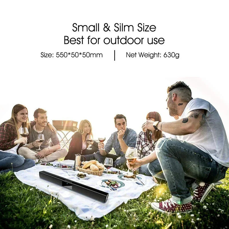 40W Soundbar TV Prijenosni Bluetooth kompatibilni zvučnik Sound bar Bežični stup Zvučni sustav kućnog kina RCA AUX Za TV PC