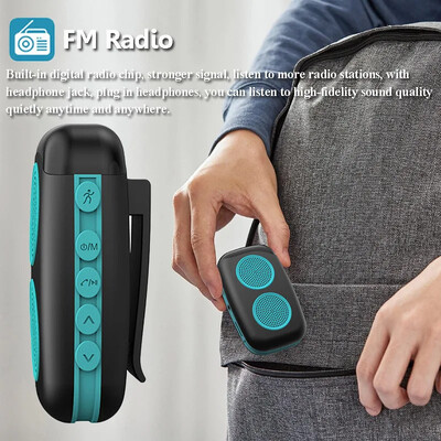 Mini sportski Bluetooth zvučnik Prijenosni stereo zvučni zvučnik MP3 svirač glazbe za hodanje na otvorenom s podrškom za mikrofon TF kartica