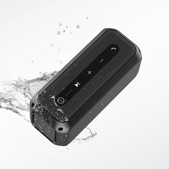 Rockmia EBS-307 20W Ισχυρό ηχείο μπάσων Bluetooth BT5.0 4000mAh σε μικρόφωνο Αδιάβροχο IPX4 Μονάδα διπλού ηχείου Διπλό διάφραγμα