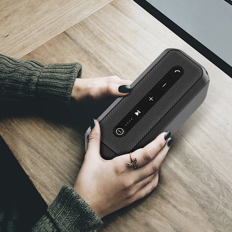 Rockmia EBS-307 20W snažan bas zvučnik Bluetooth BT5.0 4000mAh u mikrofonu Vodootporan IPX4 Dual Speaker Drive Dual Diaphragm