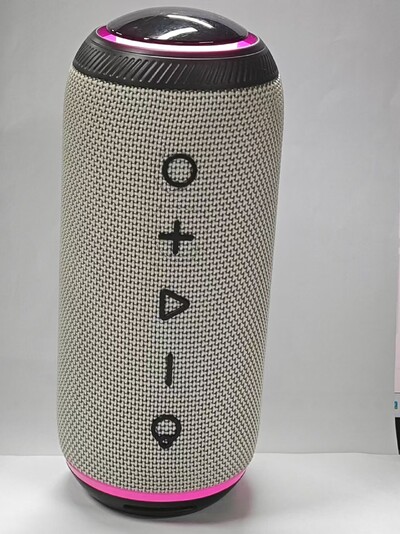 Rockmia EBS-616 Преносим мощен 16w бас високоговорител Bluetooth 5.3 Цветен RGB светъл плат Мрежа Безжичен аудио бумбокс