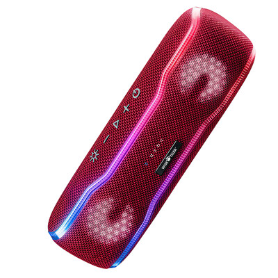 WISETIGER zvučnik vanjski prijenosni IPX7 vodootporna zvučna kutija BT5.3 stereo zvučnik s 25 W šarenim svjetlosnim surround zvučnikom