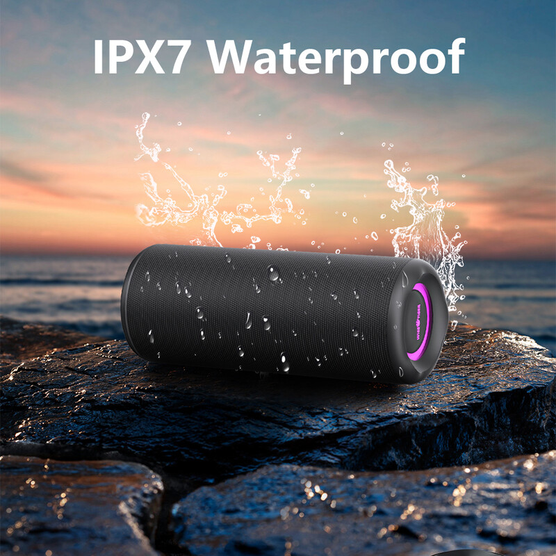 WISETIGER P3 30W vanjski prijenosni Bluetooth zvučnik IPX7 Vodootporna bežična zvučna kutija Bass Boost BT5.3 RGB TWS Povezivost
