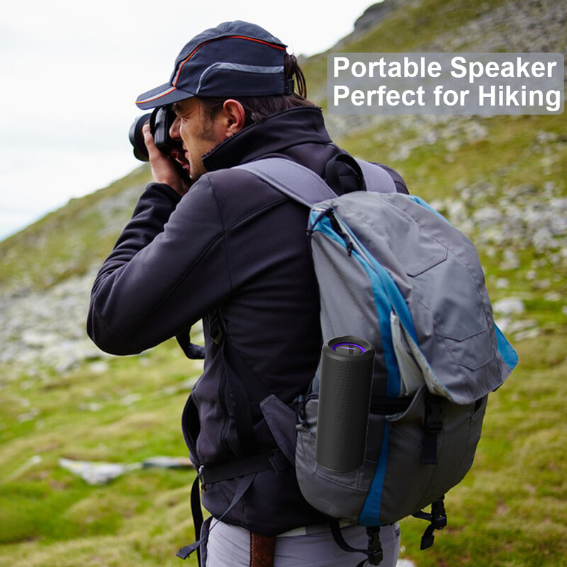 WISETIGER P3 30W vanjski prijenosni Bluetooth zvučnik IPX7 Vodootporna bežična zvučna kutija Bass Boost BT5.3 RGB TWS Povezivost