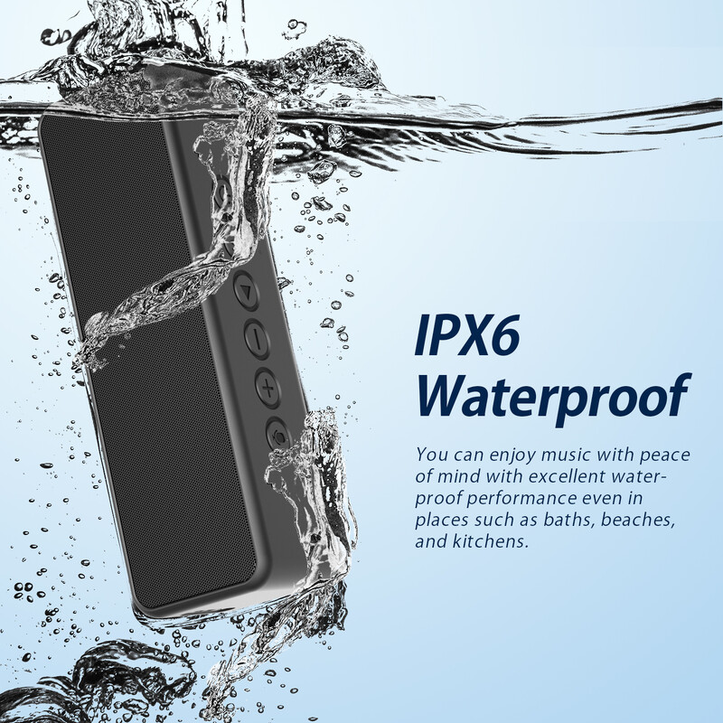 BOGASING M6 prijenosni Bluetooth zvučnik 30 W bežični bluetooth 5.0 zvučnik poboljšani bas ugrađeni mikrofon IPX6 vodootporan za kampiranje