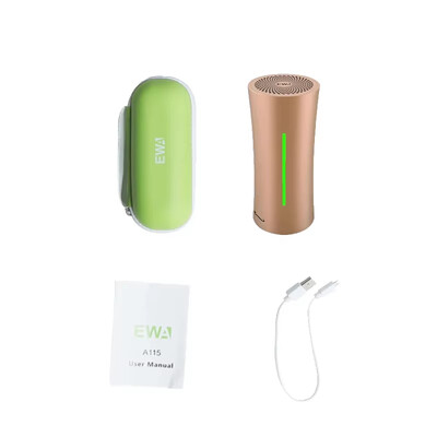 Преносим Bluetooth високоговорител EWA, HIFI стерео бас обградени TWS високоговорители, външни високоговорители Спортна TF карта MP3 плейър 6000mAh