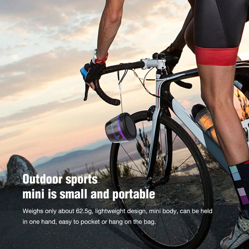 Magnetski Bluetooth zvučnik RGB mini prijenosni zvučnik magnetski držač telefona prsten bežična zvučna kutija Bluetooth zvučnik toranj