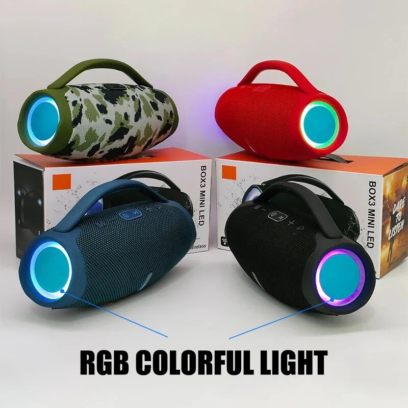 Caixa De som 100 W високомощни Bluetooth високоговорители Преносим външен субуфер 3D стерео съраунд звук Колона Музикален център Бумбокс