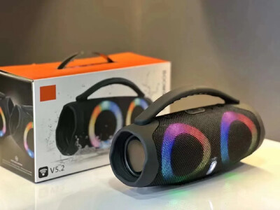 Φορητό ηχείο Bluetooth υψηλής ισχύος 100W RGB Πολύχρωμο φως Αδιάβροχο ασύρματο υπογούφερ 360 Stereo Surround TWS FM Boombox
