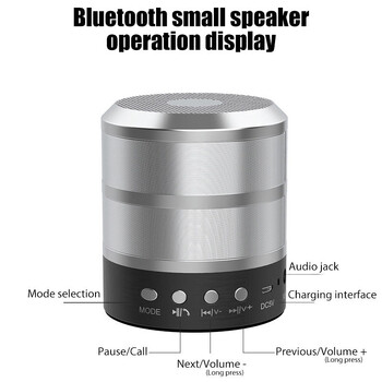 Φορητό ασύρματο ηχείο Bluetooth με καυτές πωλήσεις USB Φόρτιση με υψηλή ένταση κατάλληλο για εξωτερικούς χώρους στην παραλία