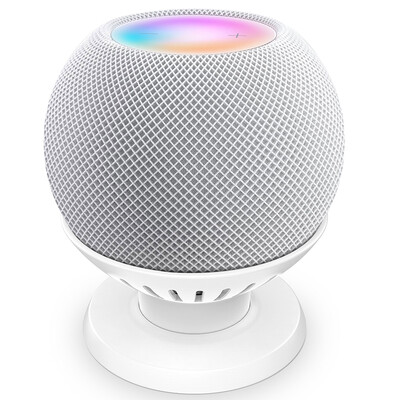 PlusAcc zidni držač za Homepod Mini utikač Dodatak za uštedu prostora s ugrađenim držačem kabela, nisu potrebni vijci