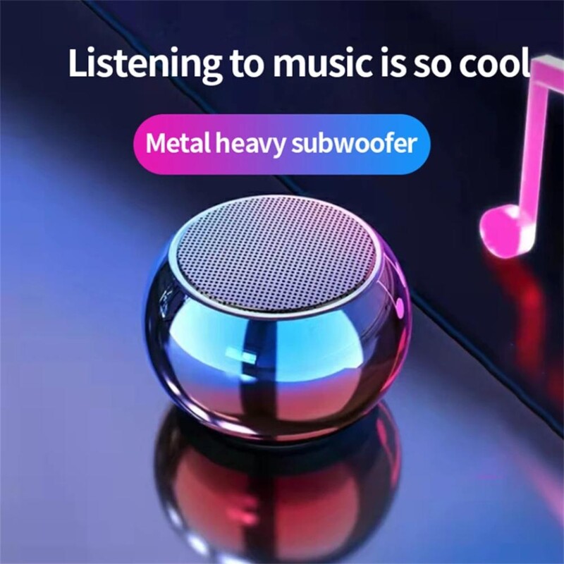 Bežični Bluetooth zvučnik Prijenosni mali čelični pištolj Metalni teški stereo surround subwoofer Vanjski mini Bluetooth mali zvučnik
