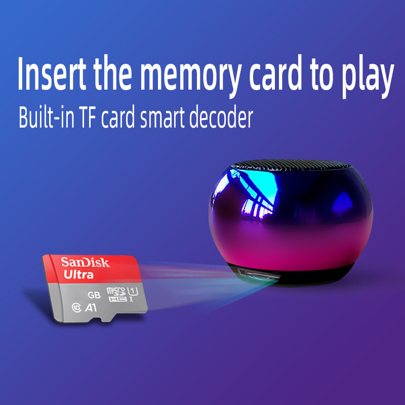 Bežični Bluetooth zvučnik Snažni prijenosni TWS zvučnici Mini Soundbox Bas Sound Box Podrška TF kartica Subwoofer Reprodukcija glazbe