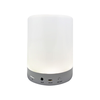 Snažni subwoofer Bluetooth zvučnik LED noćno svjetlo Senzor na dodir s BT punjivom stolnom svjetiljkom za prigušivanje za spavaću sobu Ured