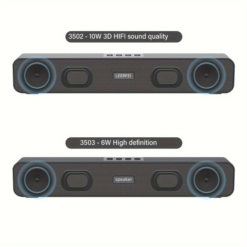 Stolni bežični bar zvučnik, prijenosni zvučnik, dvostruki zvučnik 4D glasan stereo, BT veza, pojačalo uz pomoć mobilnog telefona