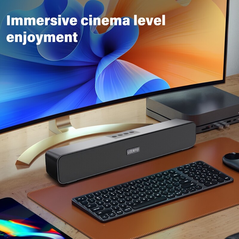 Stolni bežični bar zvučnik, prijenosni zvučnik, dvostruki zvučnik 4D glasan stereo, BT veza, pojačalo uz pomoć mobilnog telefona