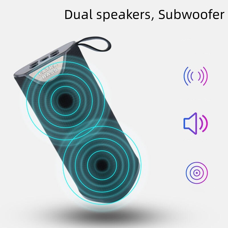 Bežični Bluetooth zvučnici Prijenosni True Sound Box Vodootporni zvučnik Vanjski Stereo Surround Podržava TF Radio