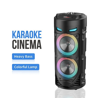 30W bežični stup velike snage stereo prijenosni Bluetooth zvučnik subwoofer bas zvučnici za zabavu s mikrofonom obiteljski karaoke USB