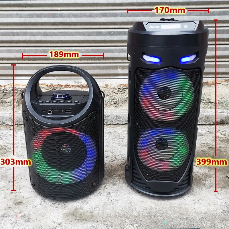 30W bežični stup velike snage stereo prijenosni Bluetooth zvučnik subwoofer bas zvučnici za zabavu s mikrofonom obiteljski karaoke USB