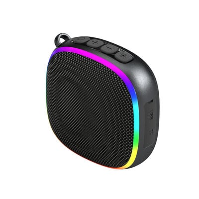 Rockmia EBS-309 Мини преносим Bluetooth 5.3 високоговорител с RGB светлина Външна водоустойчива музикална кутия от магнит към стомана