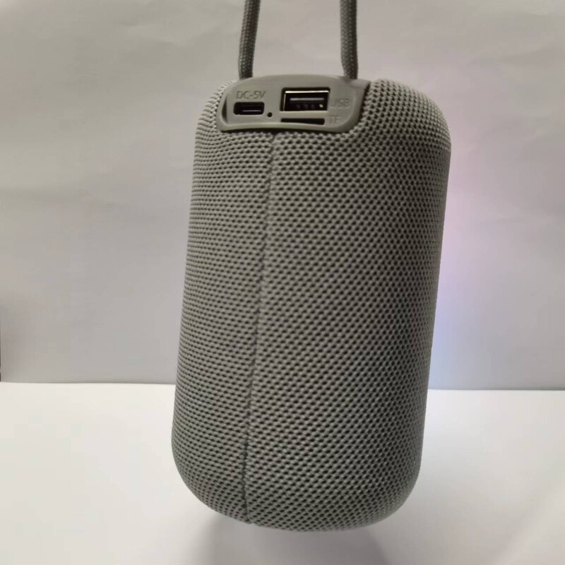 Mini nešiojamasis tinklinis garsiakalbis Bluetooth 5.3 5W galingas žemasis TF Type C Rockmia EBS-042