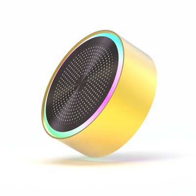 Bežični Bluetooth zvučnik Premium M4 Aluminijska prijenosna mini TF kartica TWS Interconnect Radio Ugrađeni mikrofon Svjetlo RGB