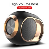 X6 portatīvie bezvadu skaļruņi Bluetooth 5.0 TWS ūdensizturīgs āra stereo mūzikas atbalsts TF AUX USB FM skaļrunis tālruņa datoram