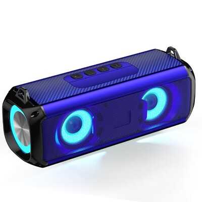 Populare Rockmia RGB LED-uri Difuzor EBS-045 BT 5.0 Player muzical portabil fără fir Bluetooth Micrphone Suport card TF încorporat